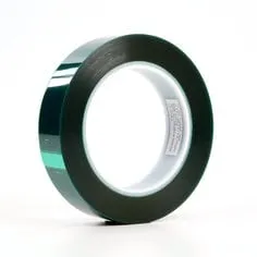 3M™ Polyester Tape 8992, Green, 1 in x 72 yd, 3.2 mil, 36 rolls per case