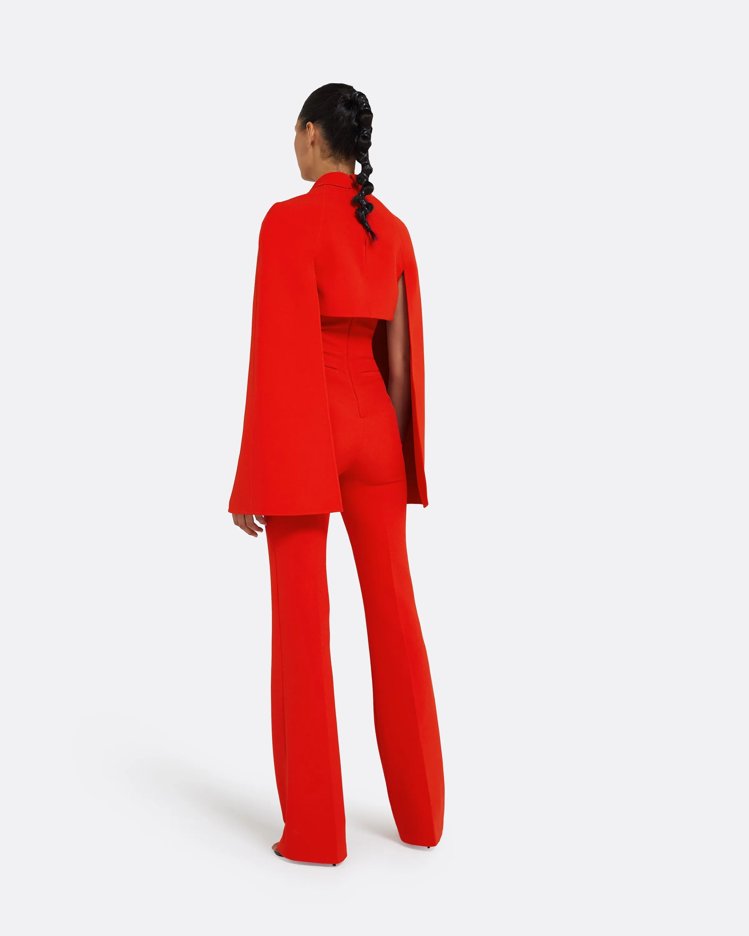 Agnes Cherry Red Harness With Myrine Jumpsuit