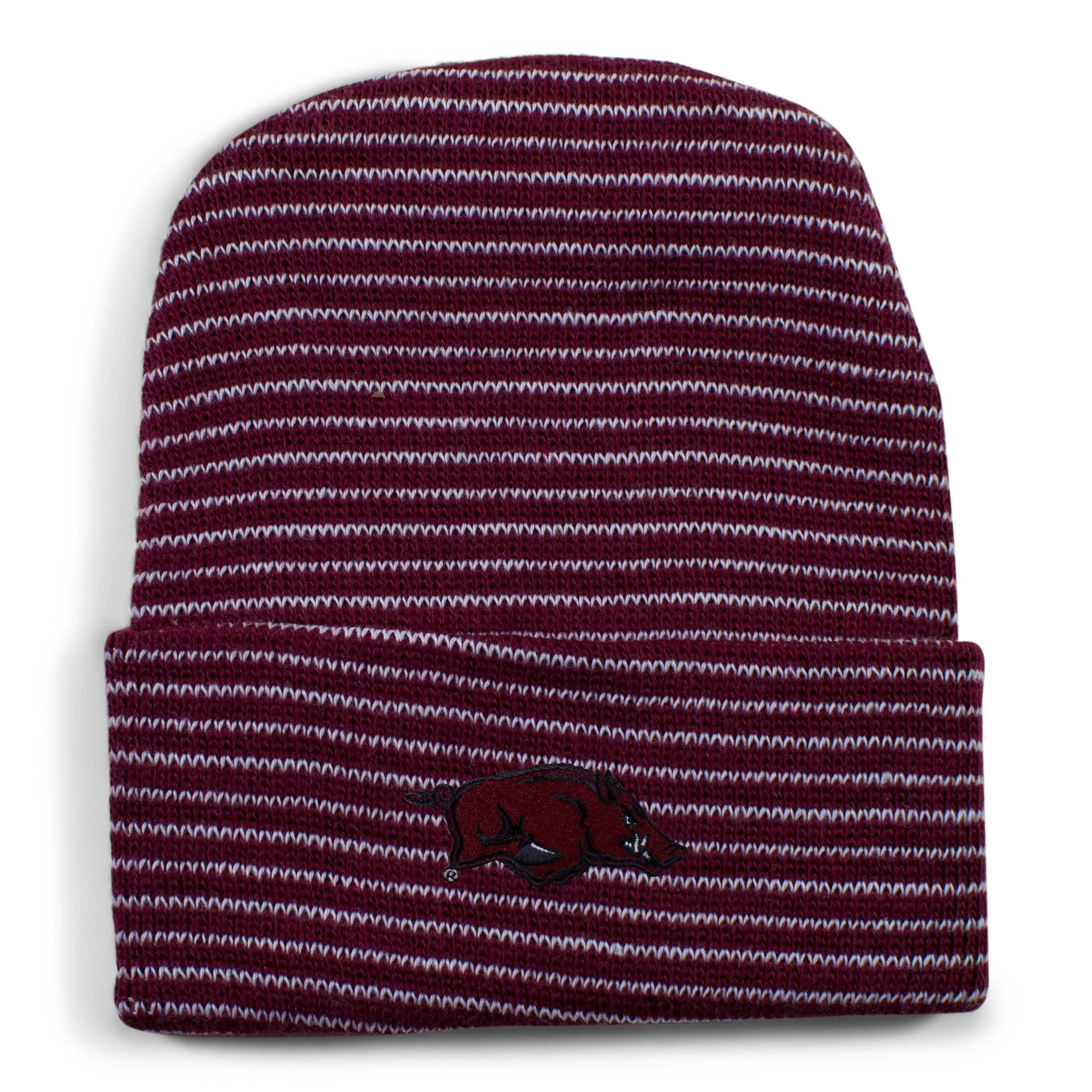 Arkansas Stripe Knit Cap