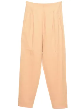 Beige Tapered Trousers - W28 L31
