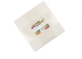 Bella Solids by Moda Fabrics - Junior Layer Cake - Porcelain (9900JLC-182)