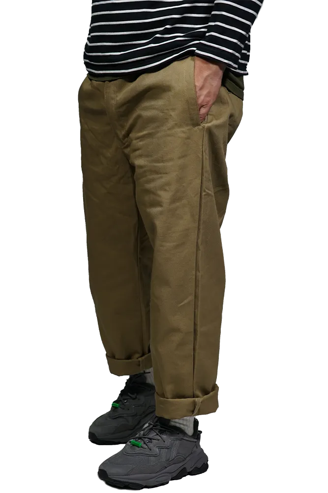 Best Super Function Loose Cropped Pants In Khaki
