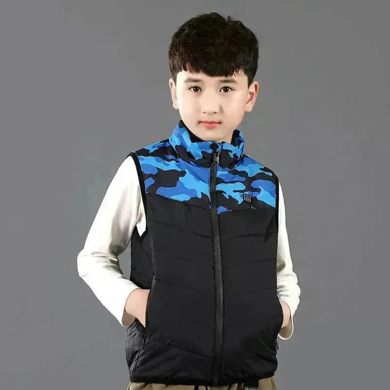 Children Thermal Winter Vest Jacket Outwear Boy Girl Kids