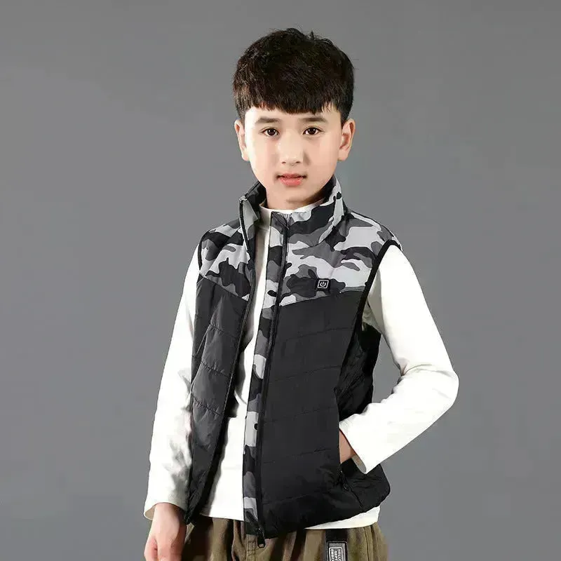 Children Thermal Winter Vest Jacket Outwear Boy Girl Kids