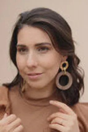 Double Hollow Circle Studs