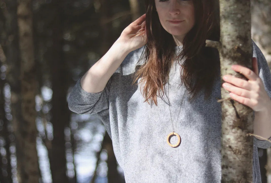 Hollow Circle Necklace