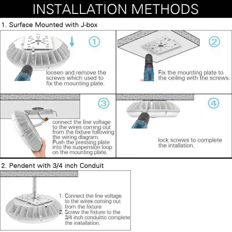 Konlite LED Canopy CP0203 Series - 60W/48W/36W/25W Selectable - 7,700 Lumens - 5000K/4000K - 120-277V - White - 150W Equal