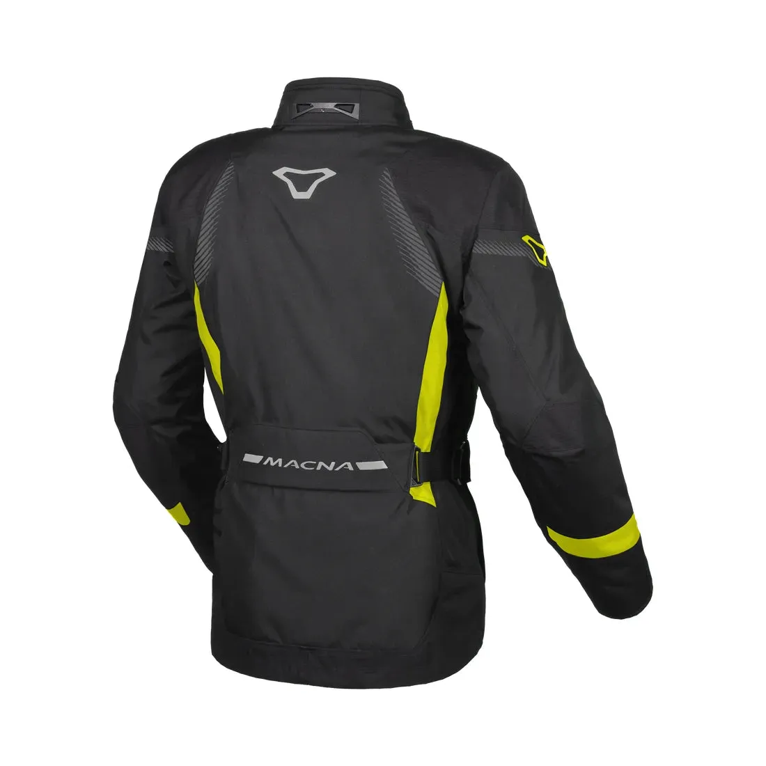 Macna Rancher Ladies Textile Jacket Black / Fluo Yellow