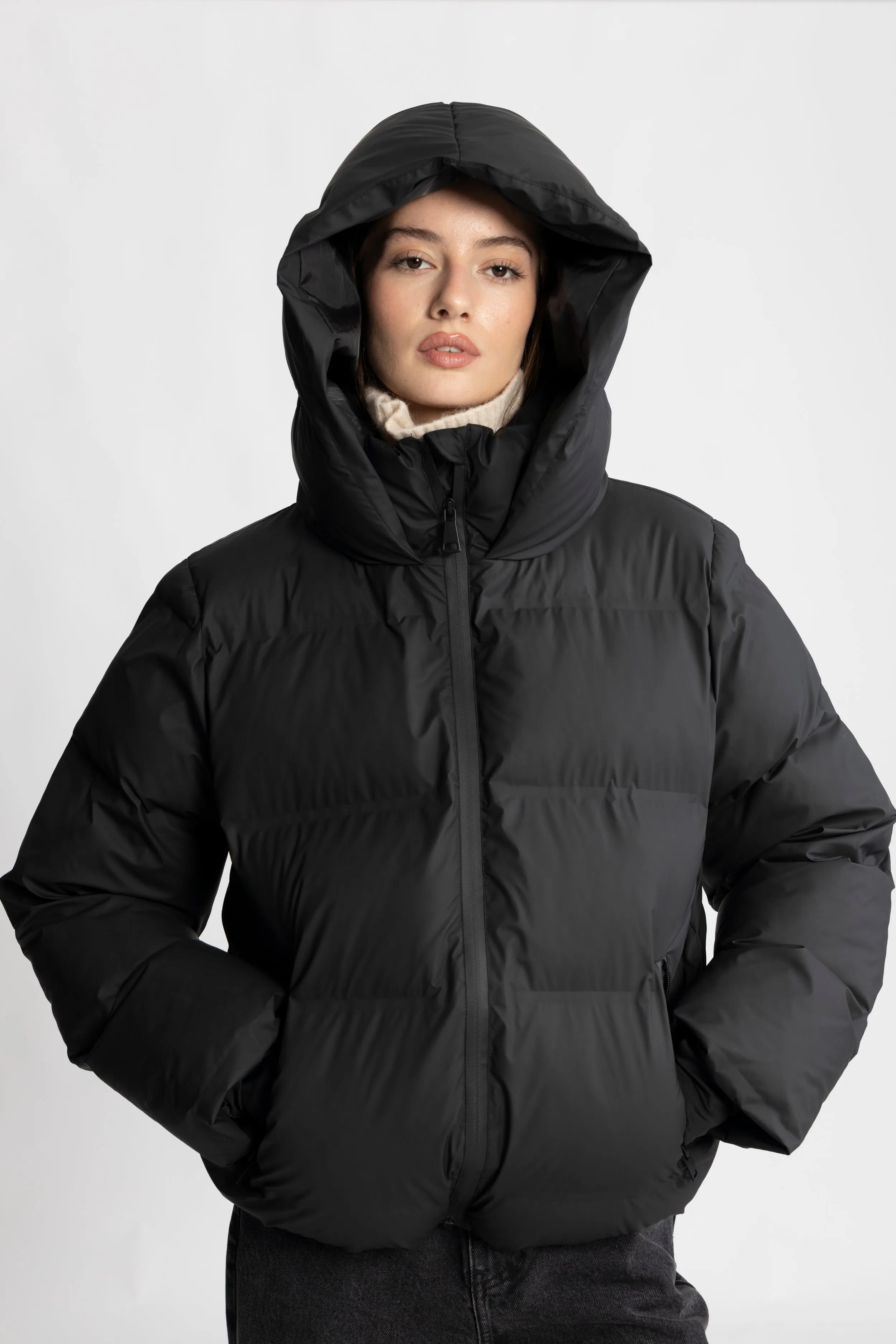Maud Puffer Jacket - Black