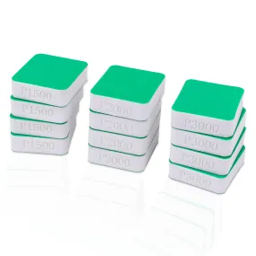 Mini Hand Sanding Blocks for Denibbing PDR - 12 pcs (1500, 2000, 3000 grit)