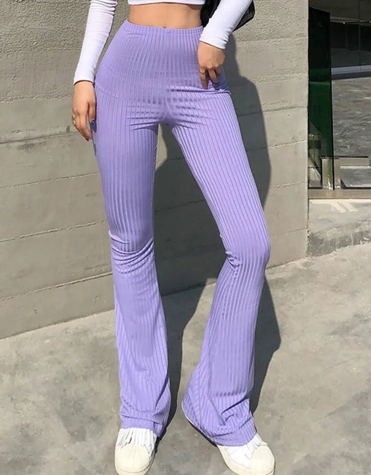 New Solid Hot Y2k Woman Pants