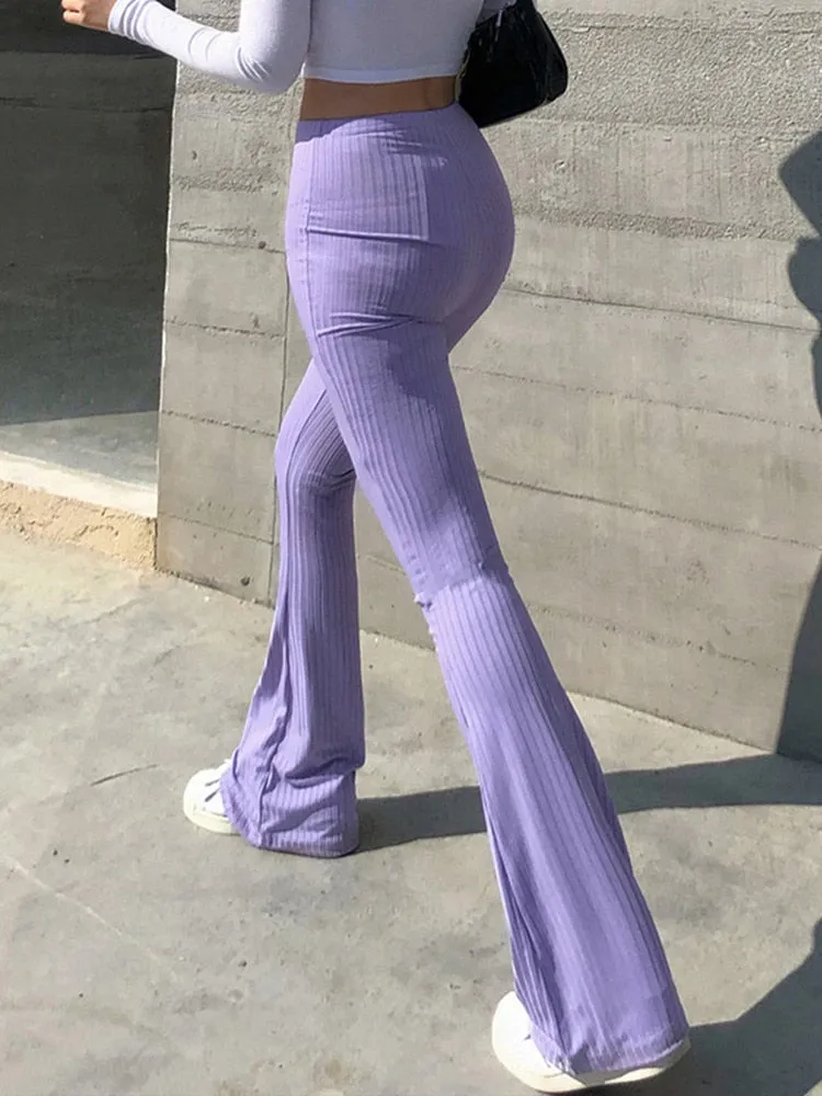 New Solid Hot Y2k Woman Pants