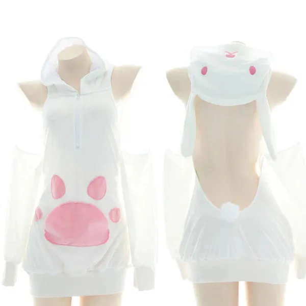 Pink Cat Claw Hoodie AD21062