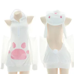 Pink Cat Claw Hoodie AD21062