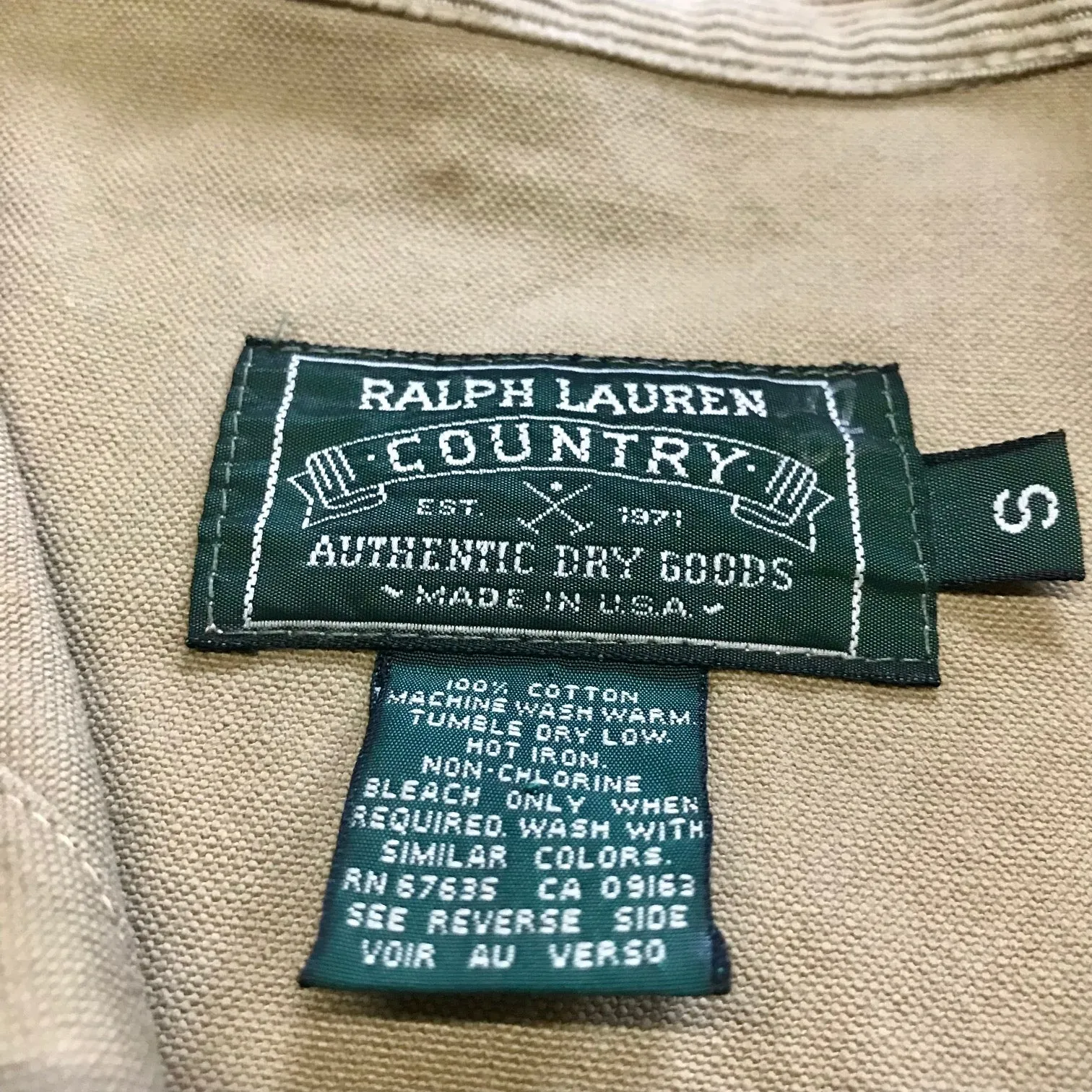 Ralph Lauren Country Indian Chief Barn Coat
