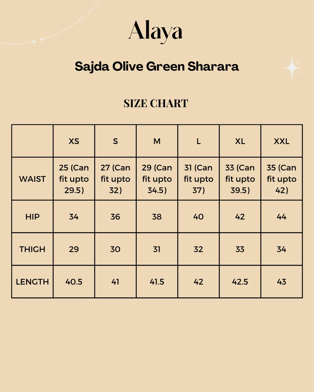 Sajda Olive Green Sharara