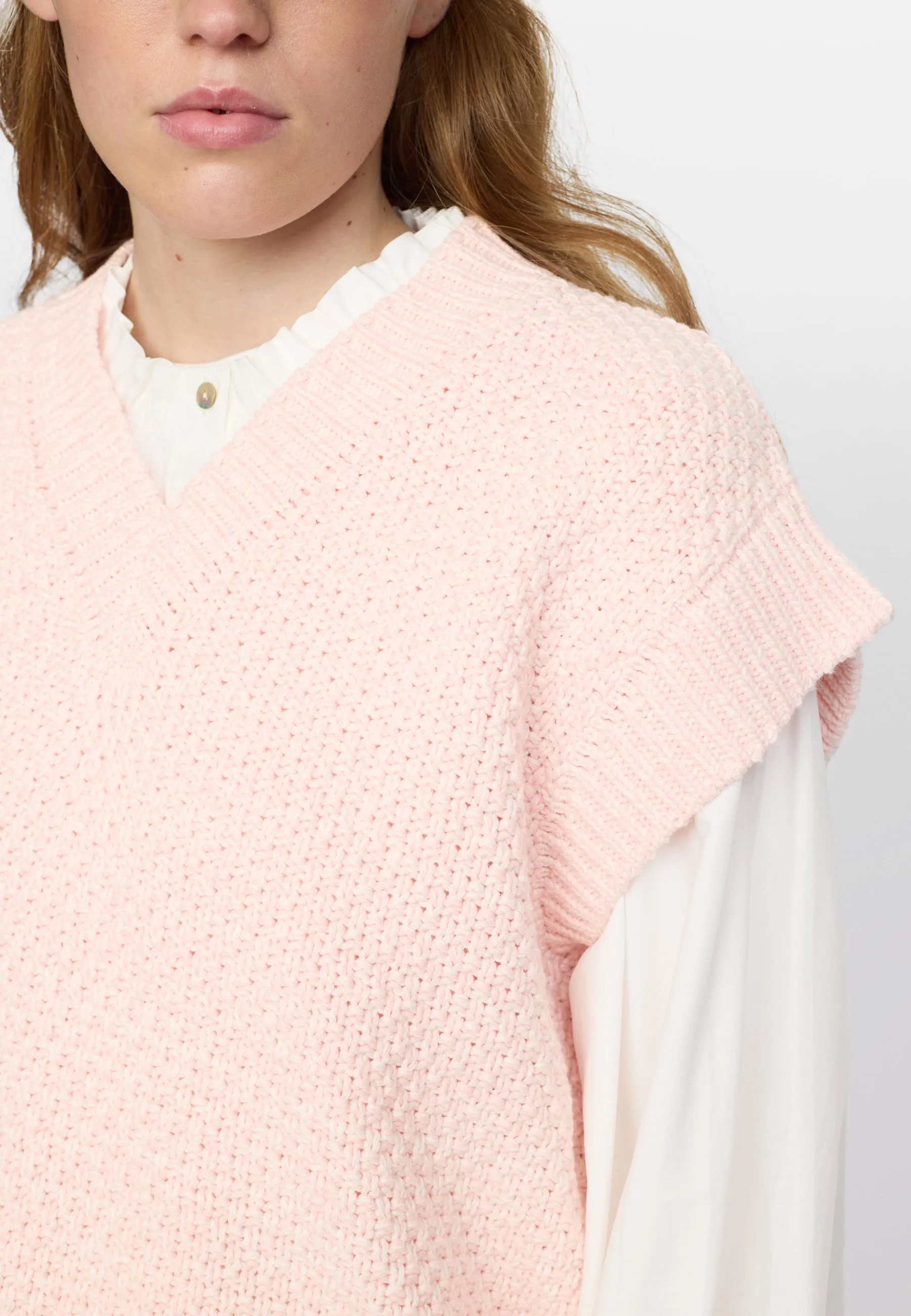 SRManon Vest knit - Hushed Violet