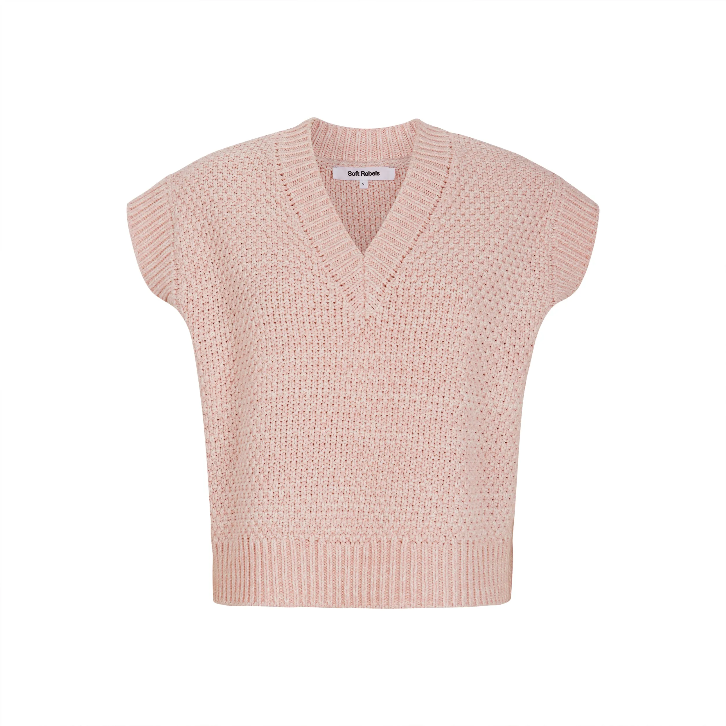 SRManon Vest knit - Hushed Violet