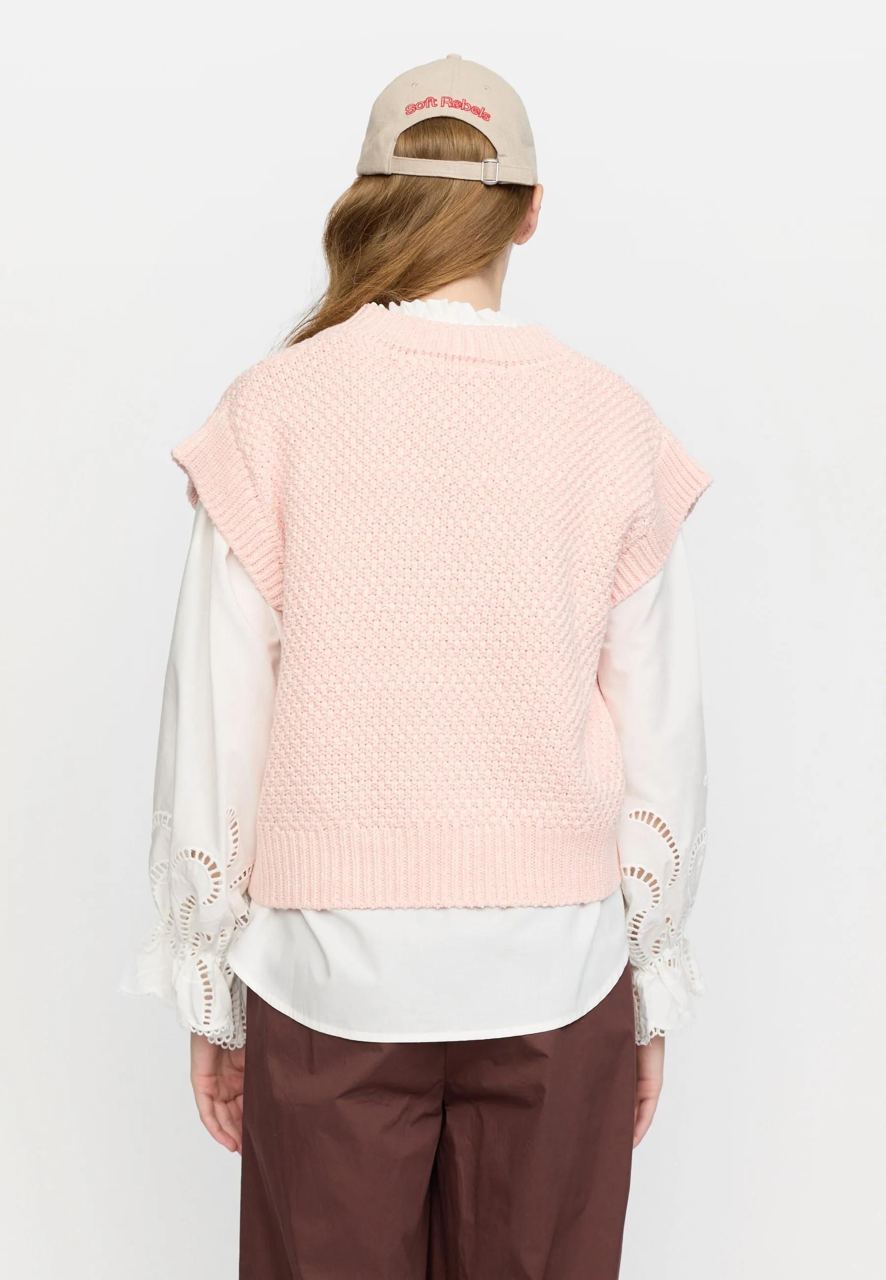 SRManon Vest knit - Hushed Violet