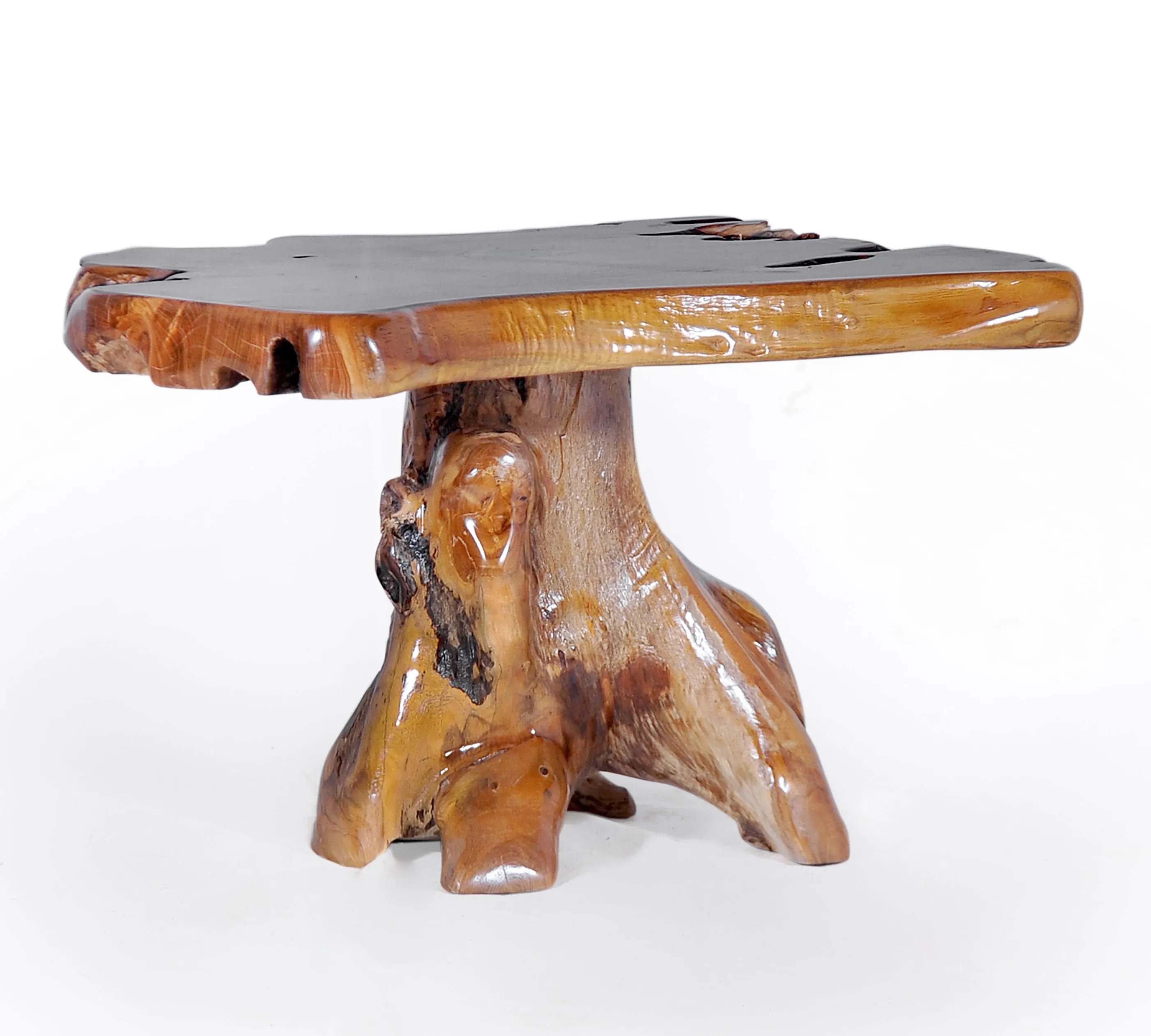 Teak Wood Slab Coffee Table