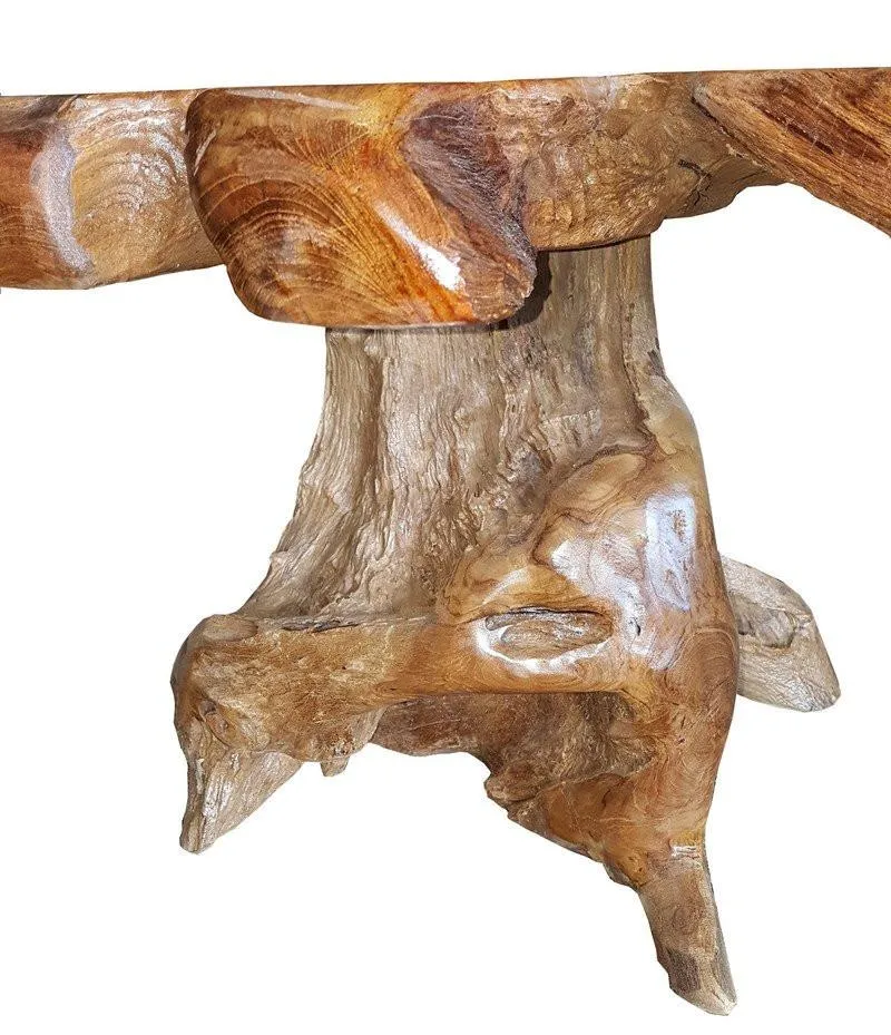 Teak Wood Slab Coffee Table