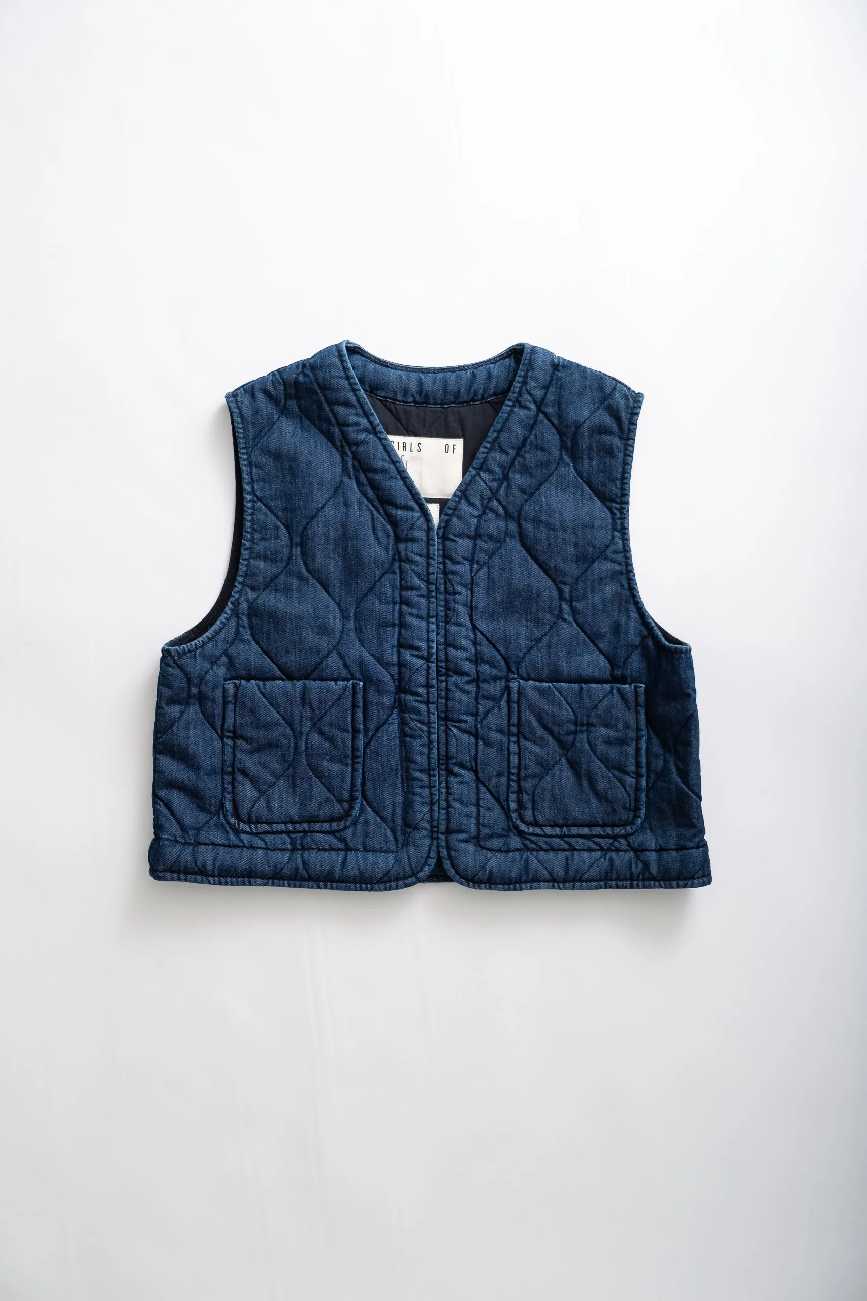 TSUKI VEST - INDIGO