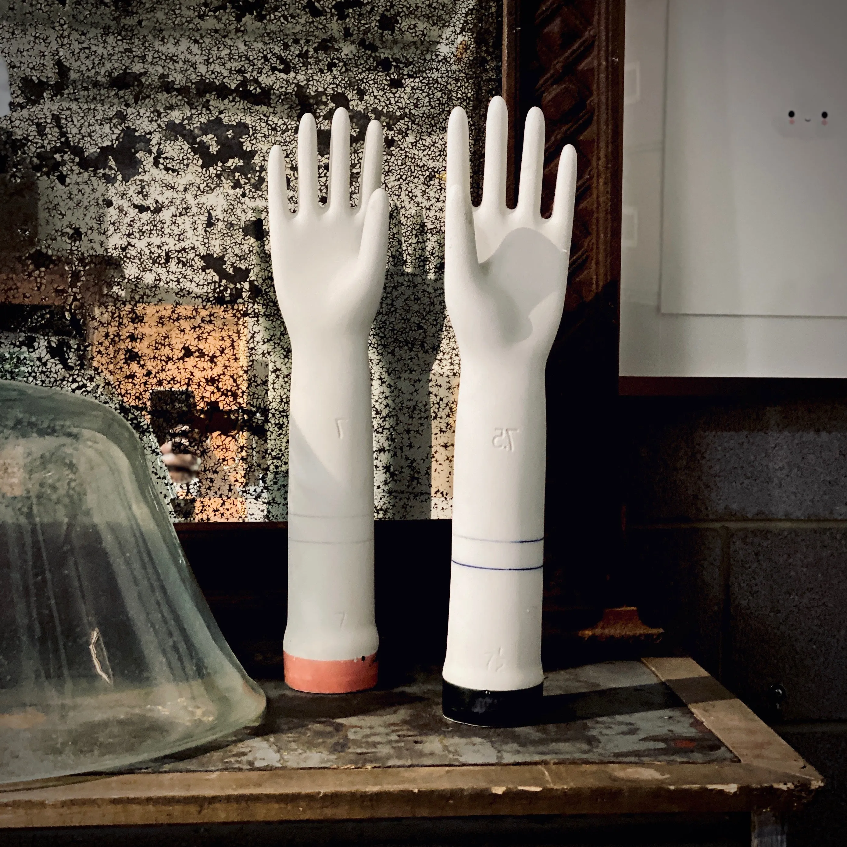 Vintage Porcelain Glove Mould
