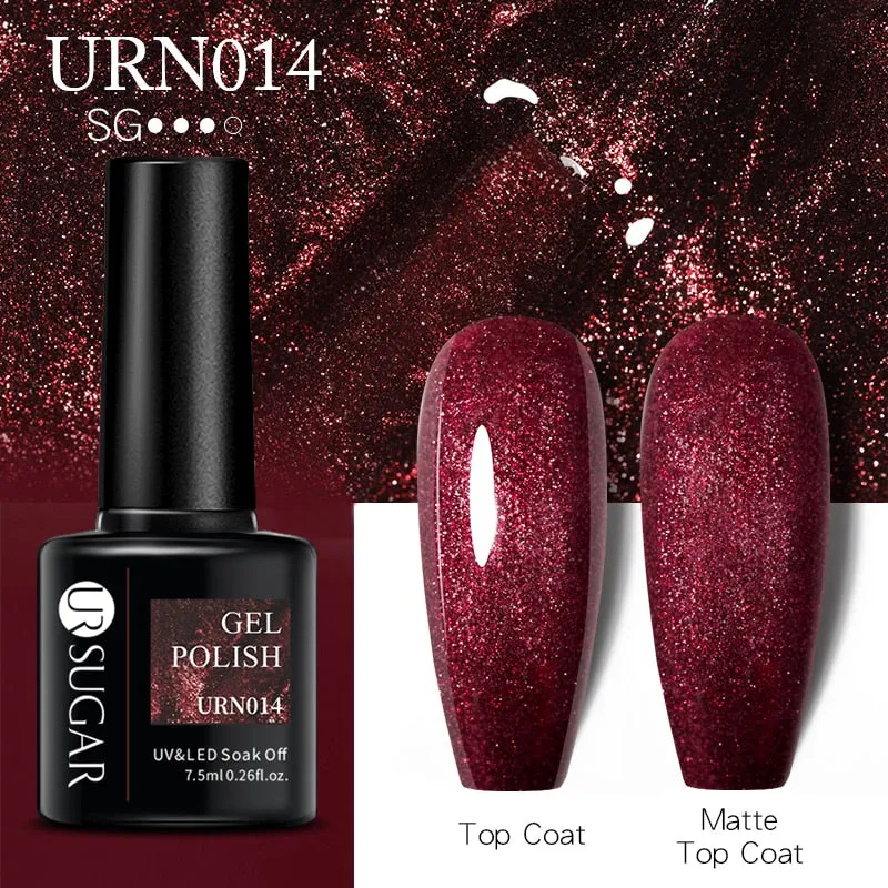 Wenkouban  Glitter Nail Gel Polish Color Glitter Sequins Shiny Gel Long Lasting Base Top Nail Art Varnish