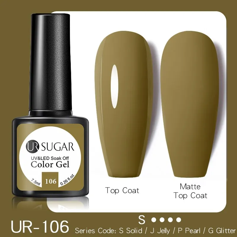 Wenkouban  Glitter Nail Gel Polish Color Glitter Sequins Shiny Gel Long Lasting Base Top Nail Art Varnish
