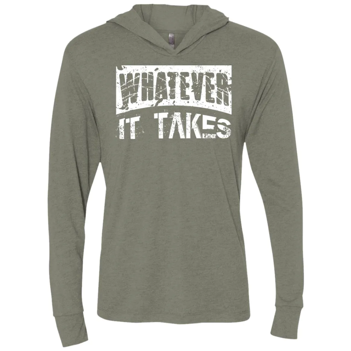 Whatever It Takes Unisex Triblend LS Hooded T-Shirt
